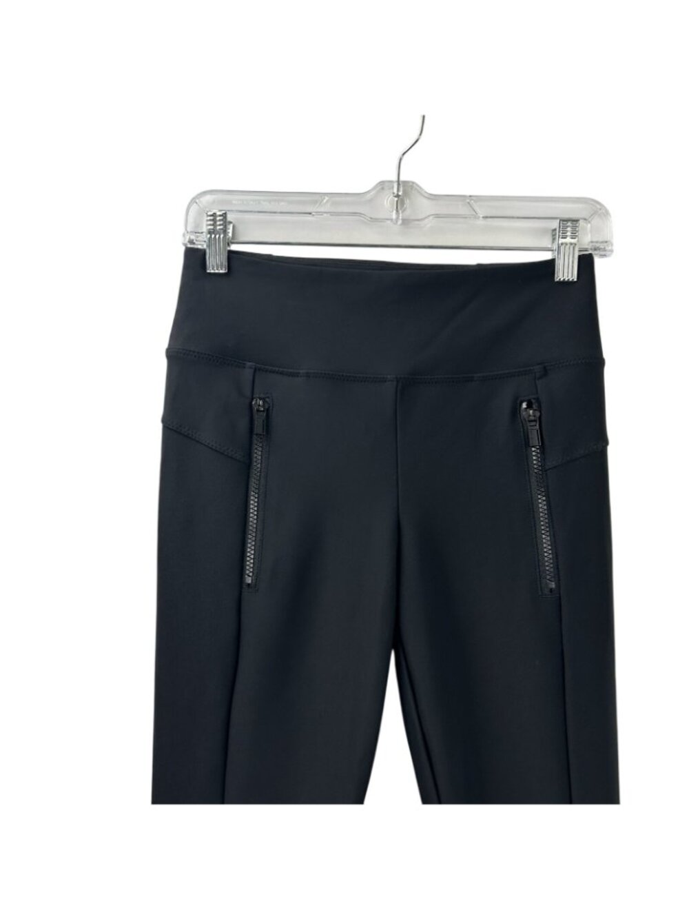 Athleta Stellar Tight Black High Rise Cropped Crop Trouser Pants XS Commute - Picture 15 of 15